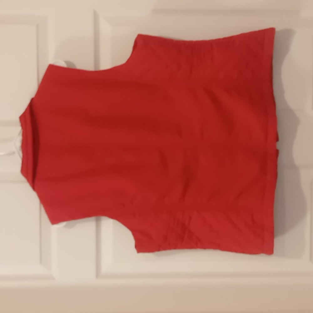 Coldwater Creek Vest Partially Quilted On Sides With Contrasting Stitching View 5